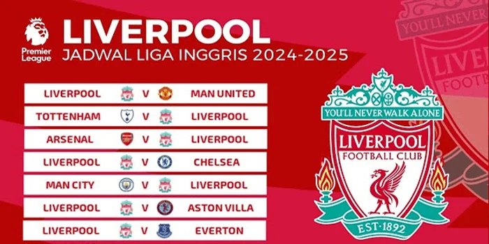 Jadwal Awal Liverpool