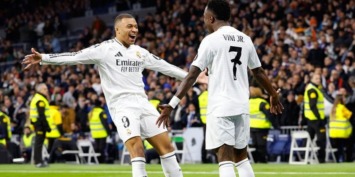 Kylian Mbappe dan Vinicius Junior Bertabrakan di Real Madrid